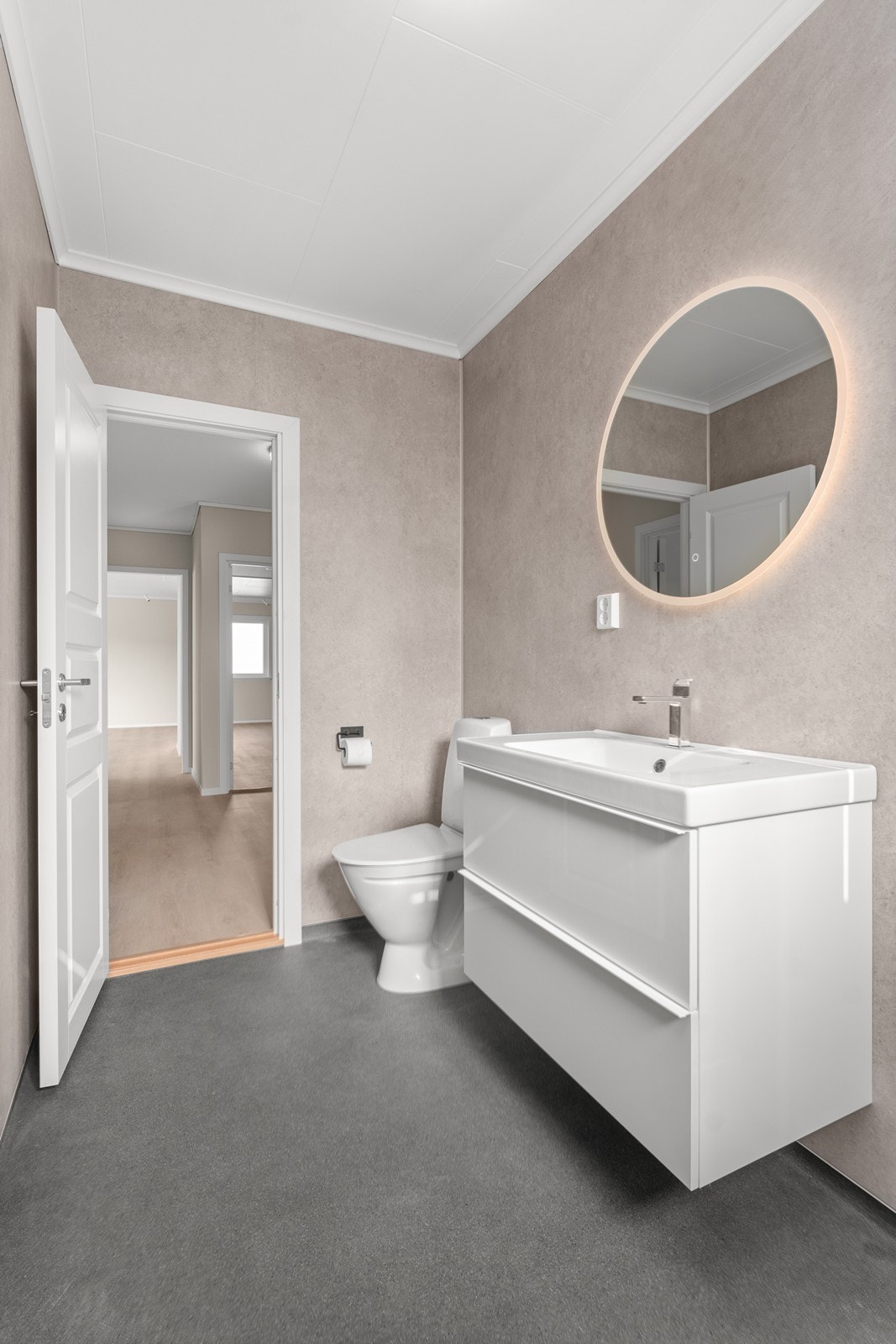 Nøytral og moderne innredning Galleribilde