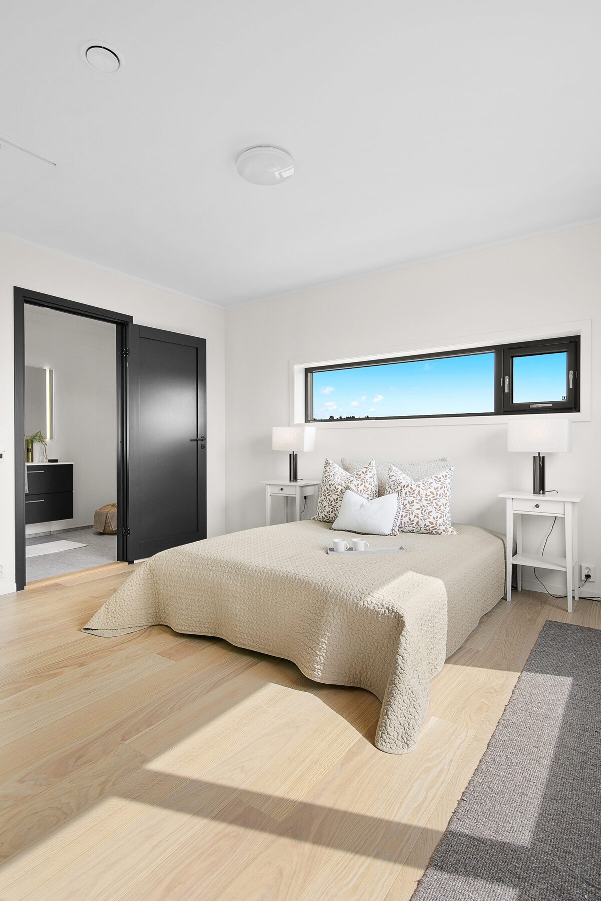 På soverommet er det godt med lys Galleribilde