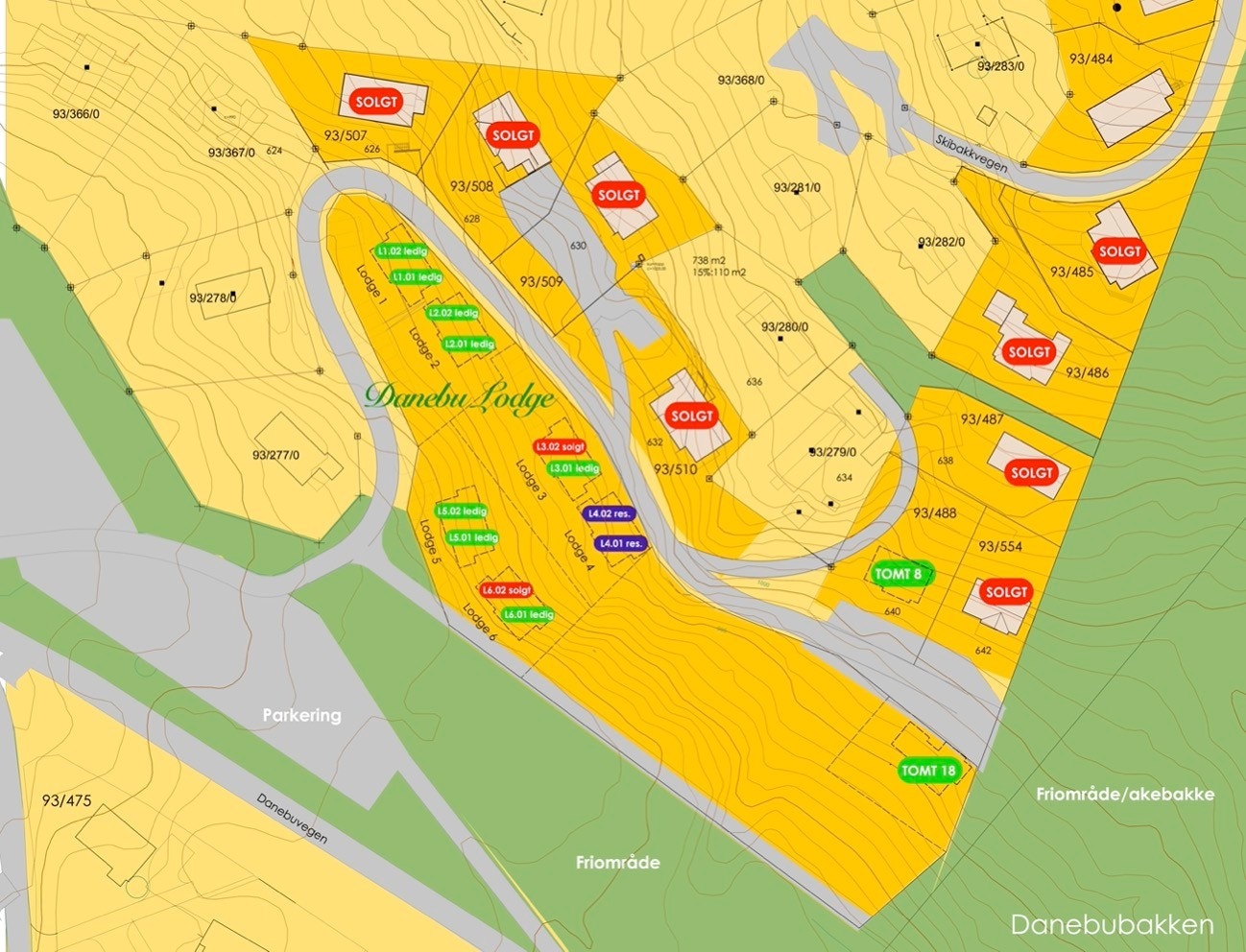 Situasjonsplan Galleribilde