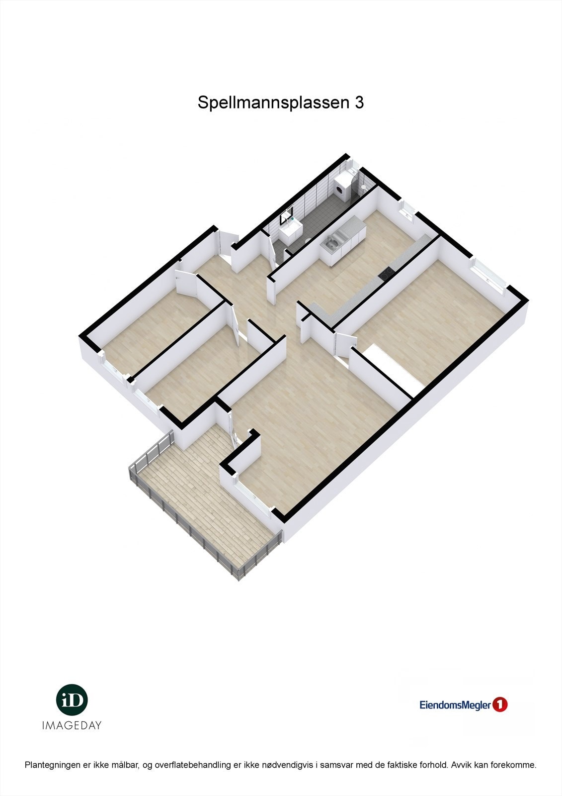 -Planskisse 3D- Galleribilde