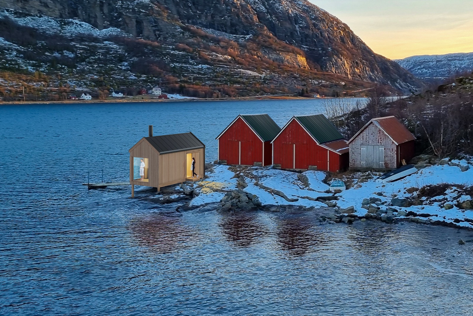 På Trøndelagskysten kan naturen kjennes tett på. Fra fantastiske solnedganger, ruvende høststormer til spill av nordlys på vinterkald himmel. Bade kan man gjøre hele året. Galleribilde
