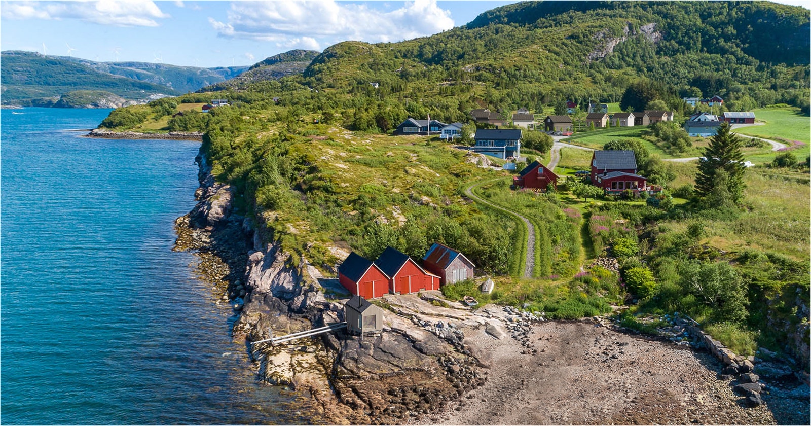 Her kan man nyte godt av alt hva det grønne og blå matfatet har å by på. Galleribilde