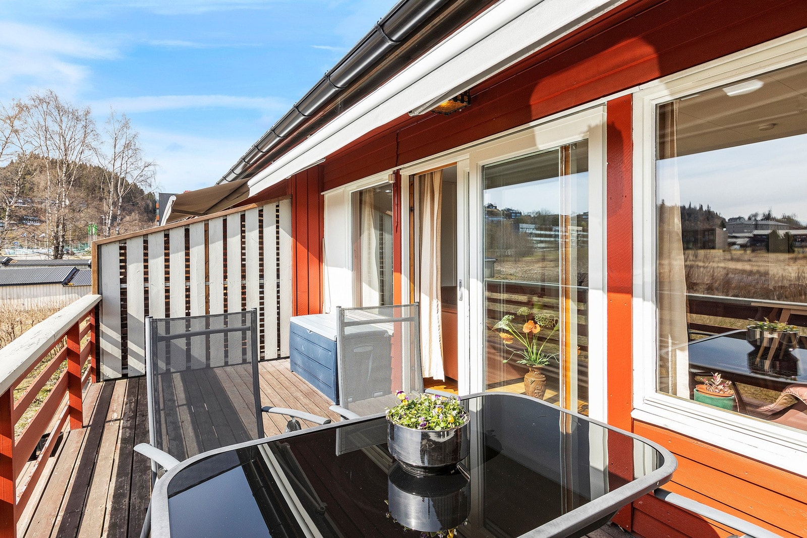 Uteområdene oppe og nede er på hhv. 12,5 og 19 kvadratmeter. Galleribilde