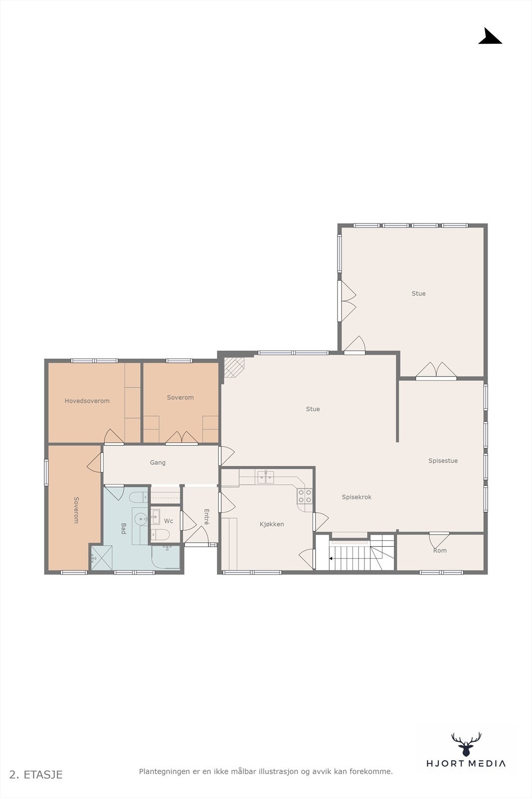 Plantegning Galleribilde