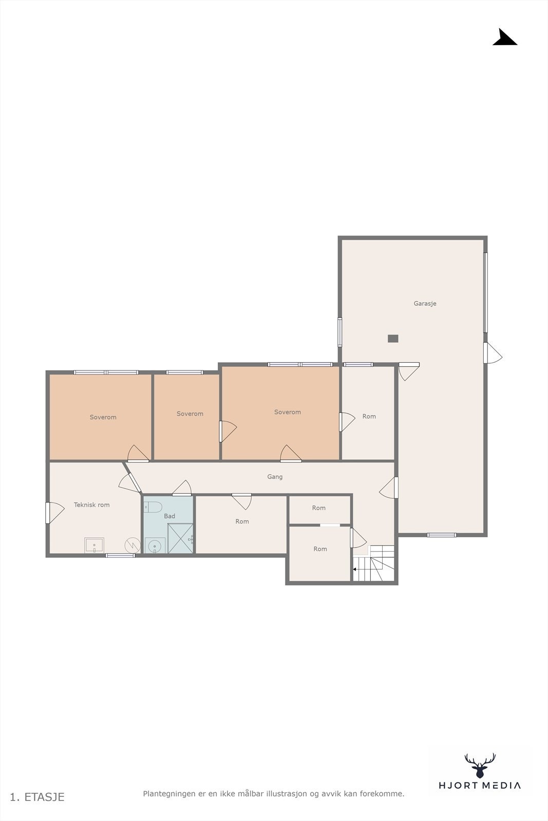 Plantegning Galleribilde