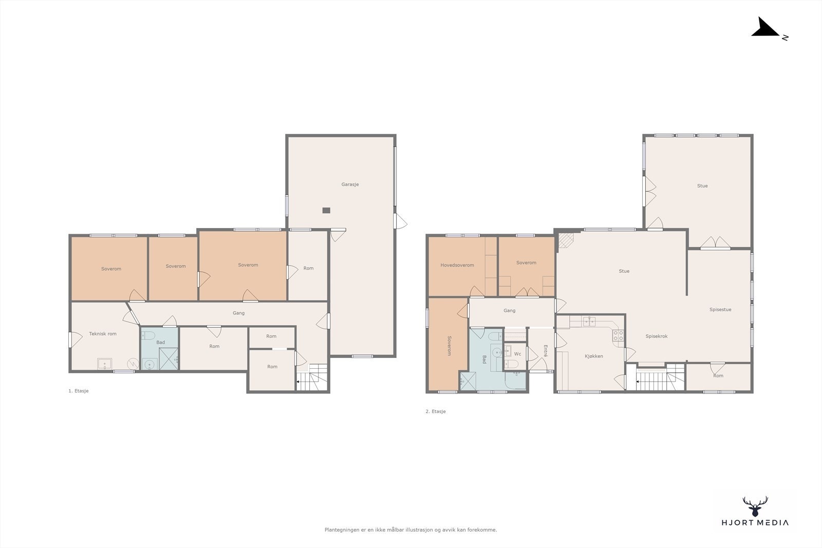 Plantegning Galleribilde