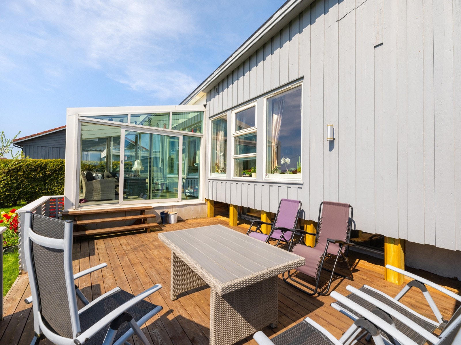 Solrik terrasse Galleribilde