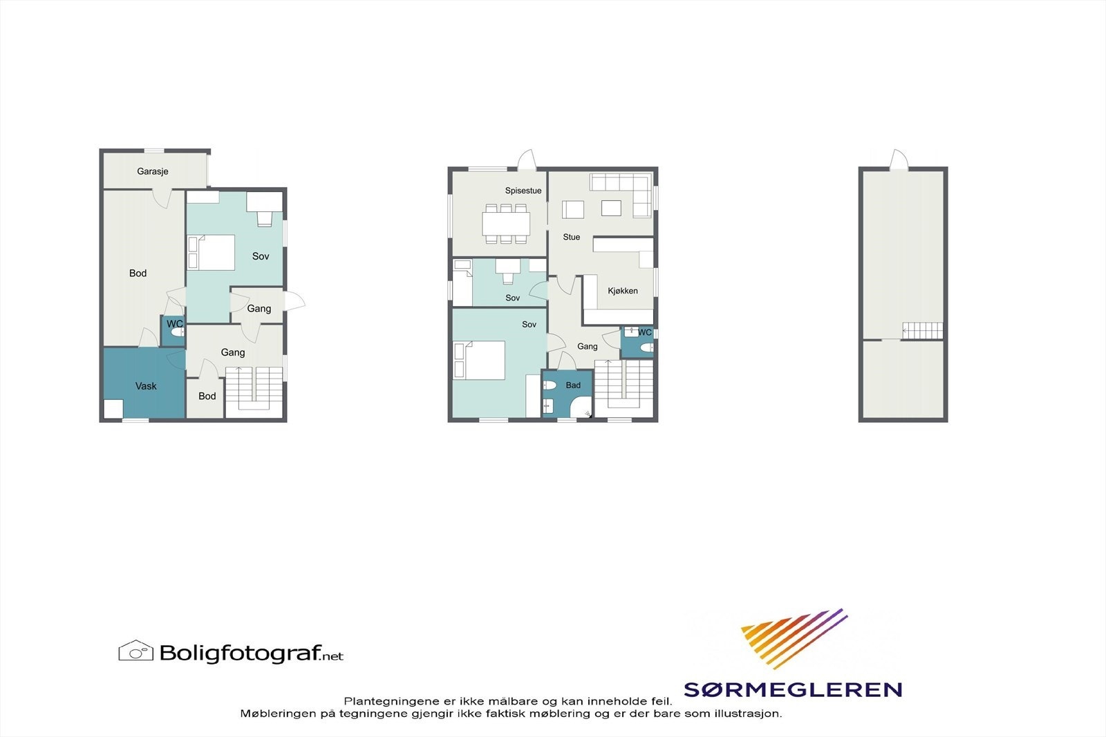 Plantegning hele huset Galleribilde