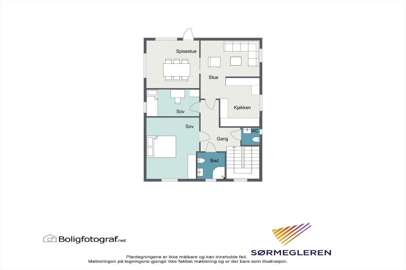 Plantegning 2. etg Galleribilde