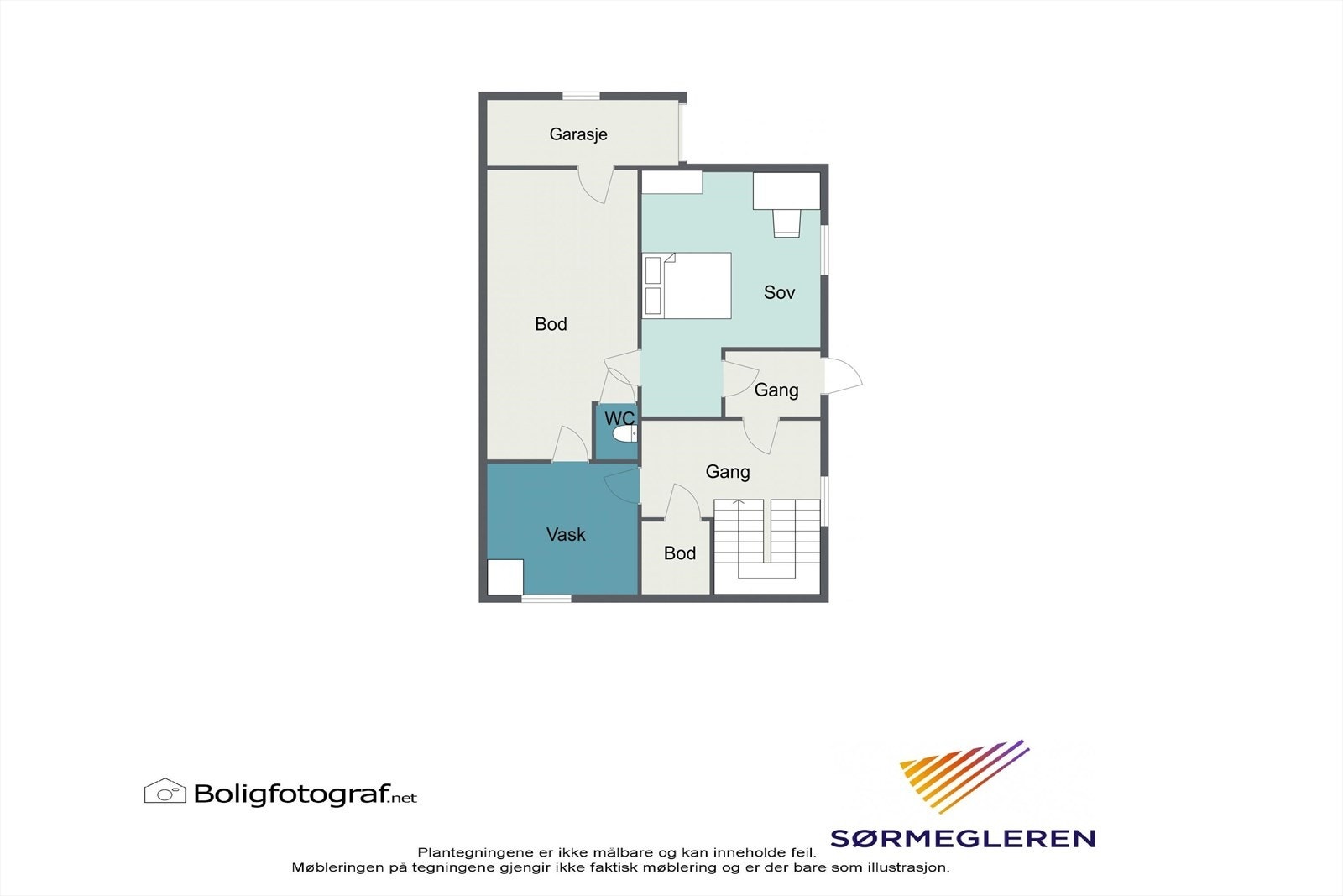 Plantegning 1. etg Galleribilde