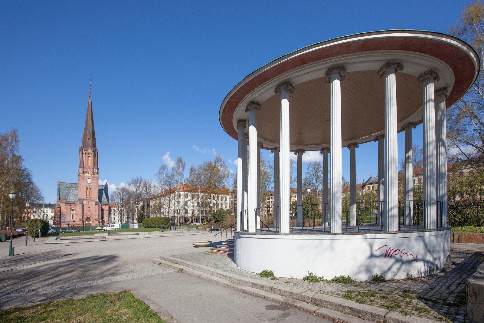 Birkelunden park på Grünerløkka. Galleribilde