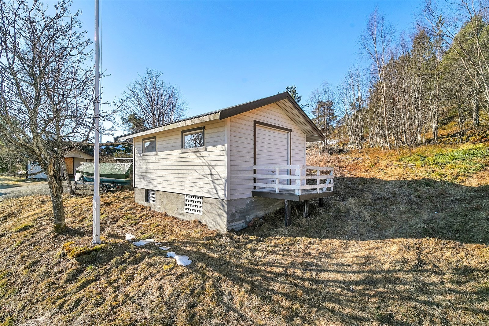 Uthus på eiendommen med god lagringsplass Galleribilde