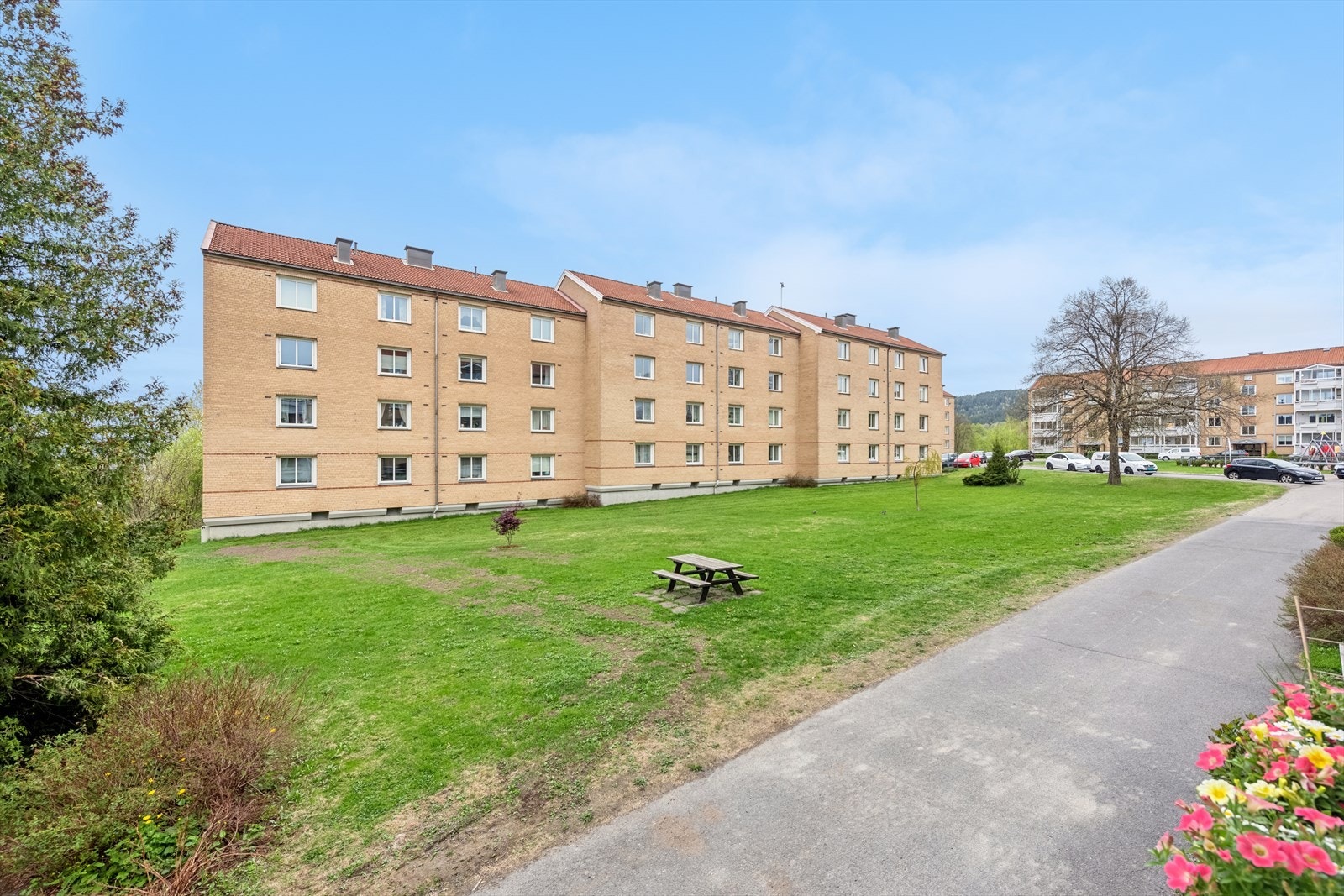 Utsyn fra balkong Galleribilde