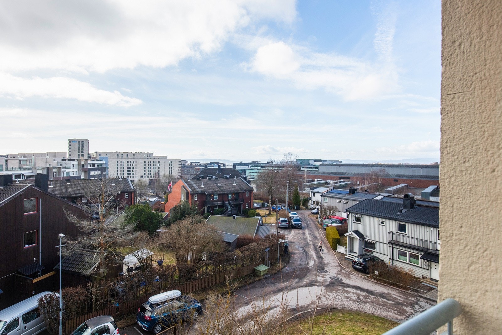 Utsikt fra leiligheten. Galleribilde