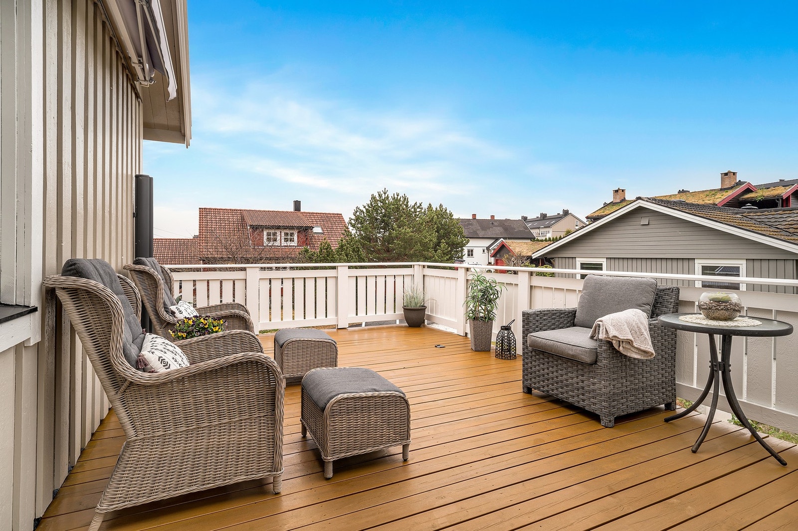 Stor og romslig veranda på hele 24 kvm Galleribilde