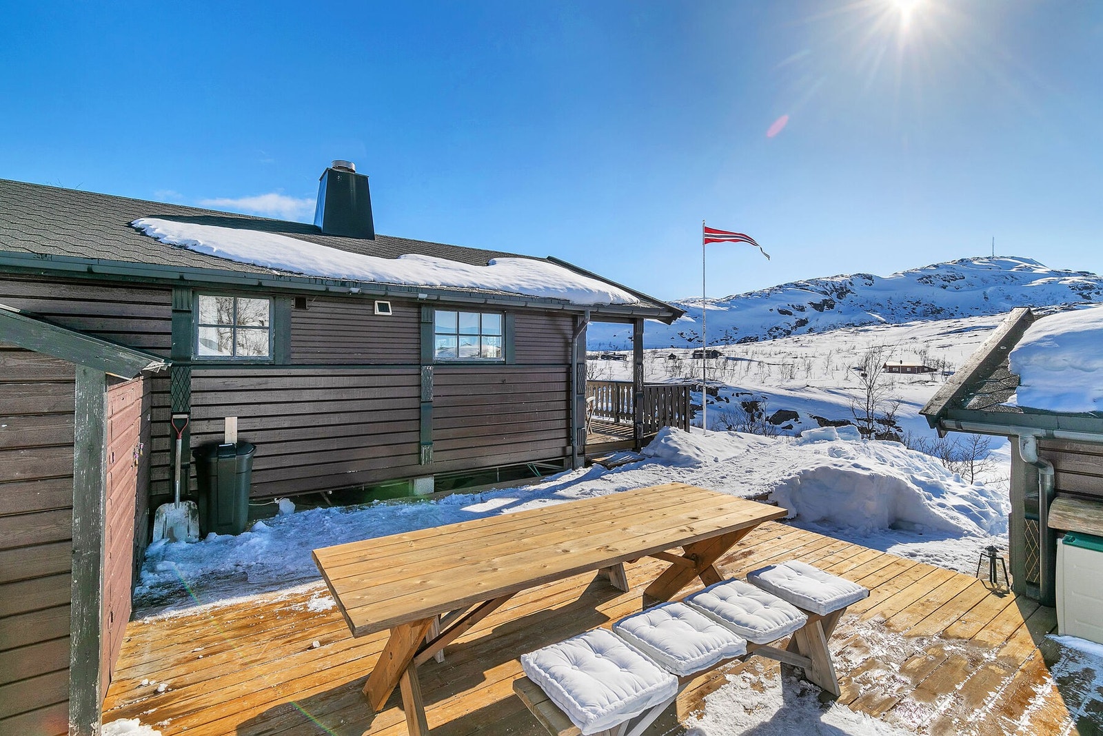 Solrike uteområder Galleribilde