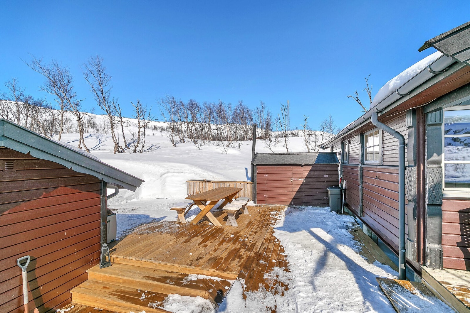 Terrasse med utekjøkken Galleribilde