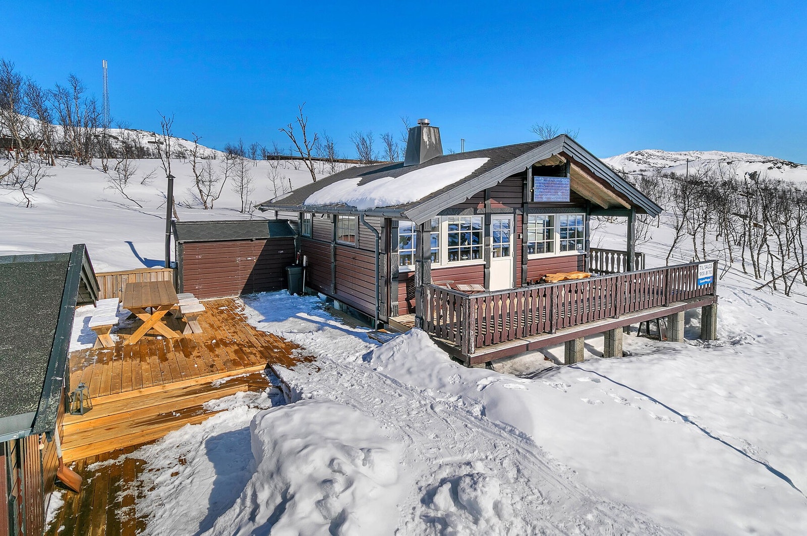 Hytta er klar til overtakelse Galleribilde