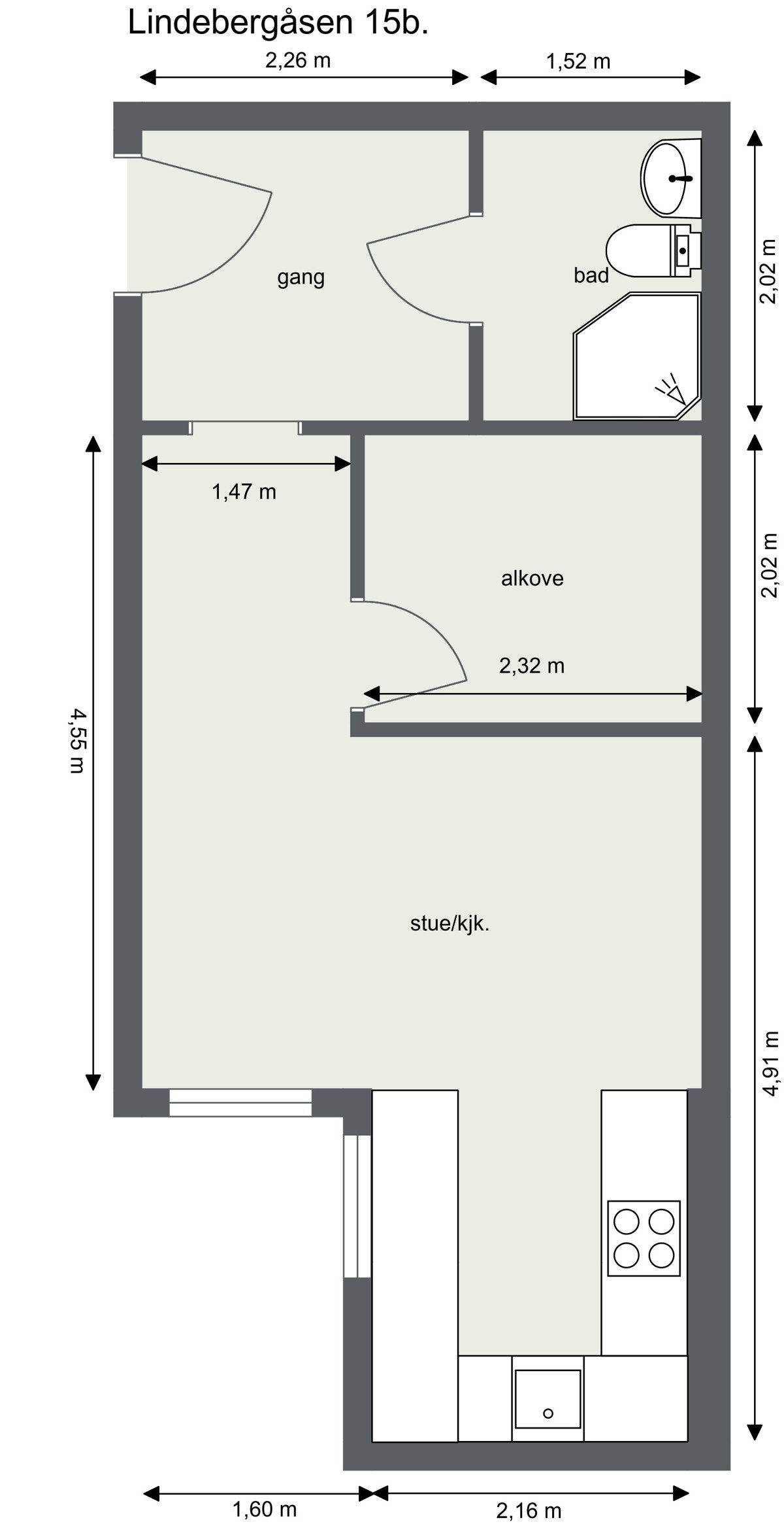 Plantegning Galleribilde