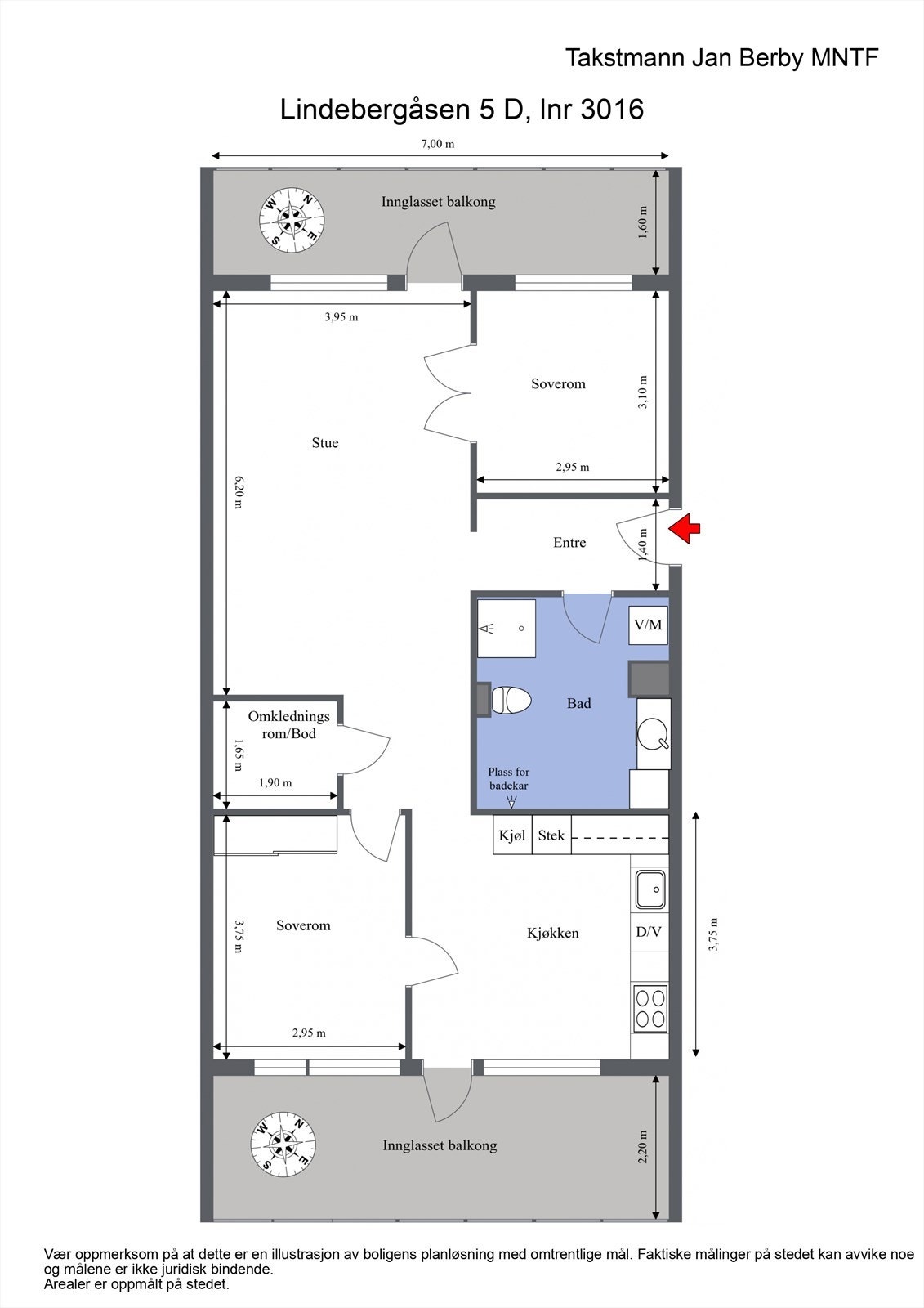 Plantegning Galleribilde