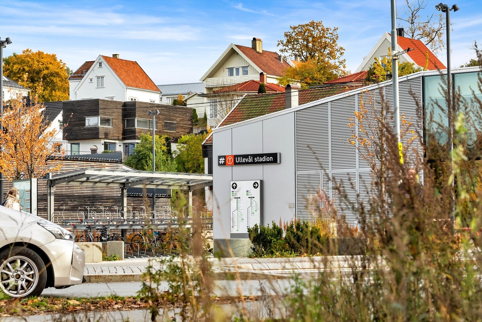 Det er gangavstand ned til Ullevål stadion med en rekke butikker, restauranter og T-banelinjer ned mot sentrum Galleribilde