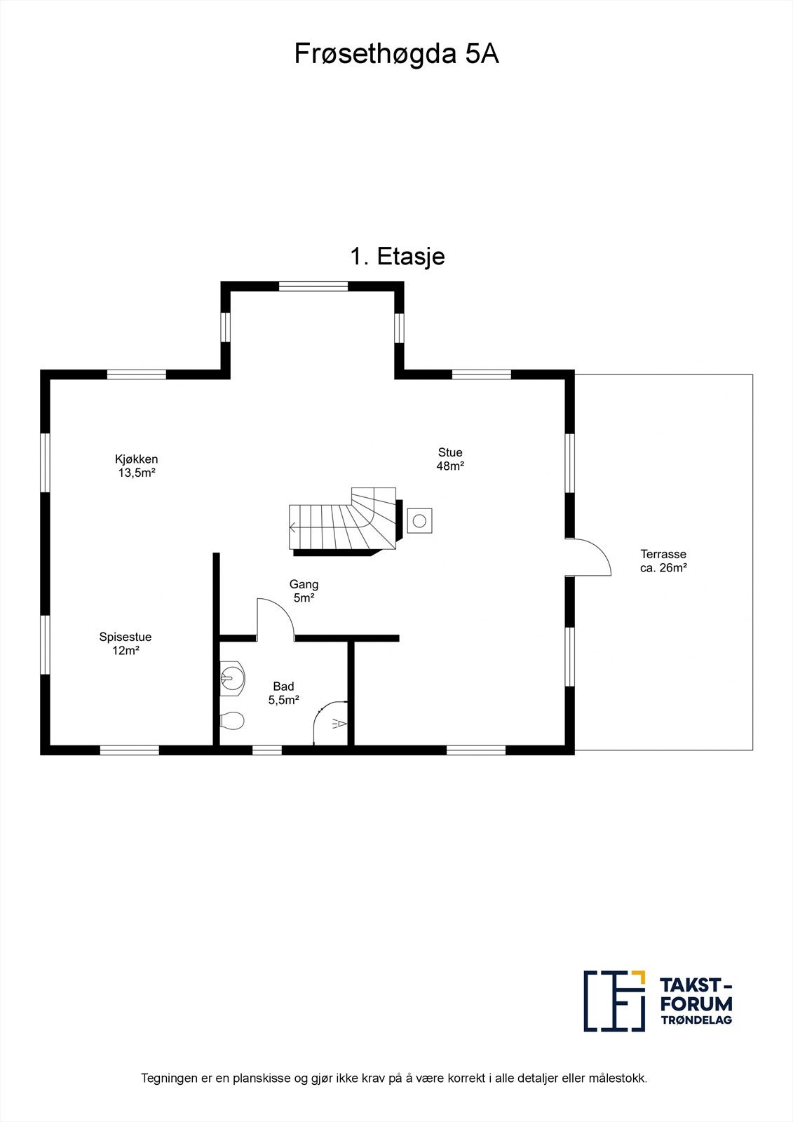 Planskisse, 1. etasje Galleribilde