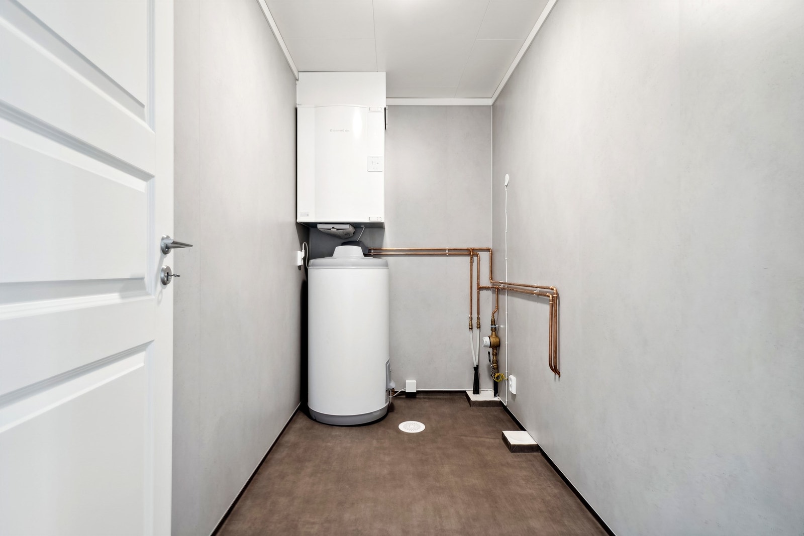 Bod/teknisk rom. Leiligheten har balansert ventilasjonsanlegg som gir lave energikostnader. Galleribilde