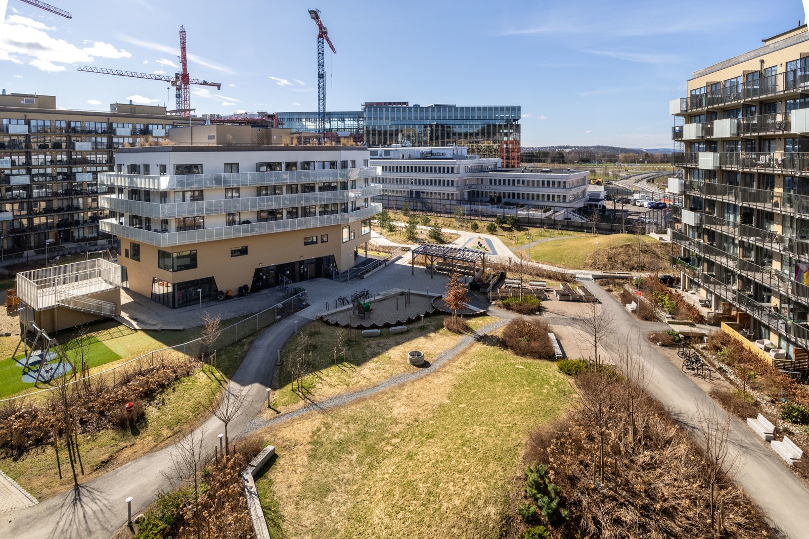 Leiligheten ligger i et spennende område som er i vekst. Galleribilde