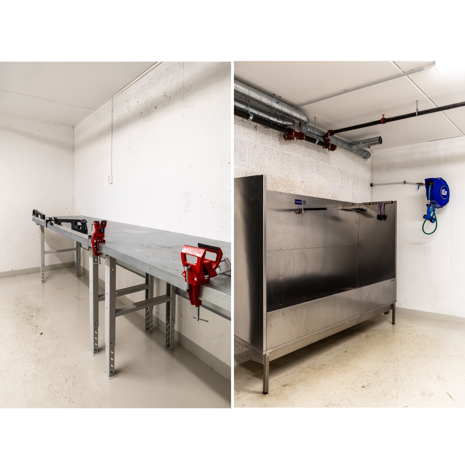 Borettslaget har eget smørestativ til ski, samt sykkelvask og verksted. Galleribilde