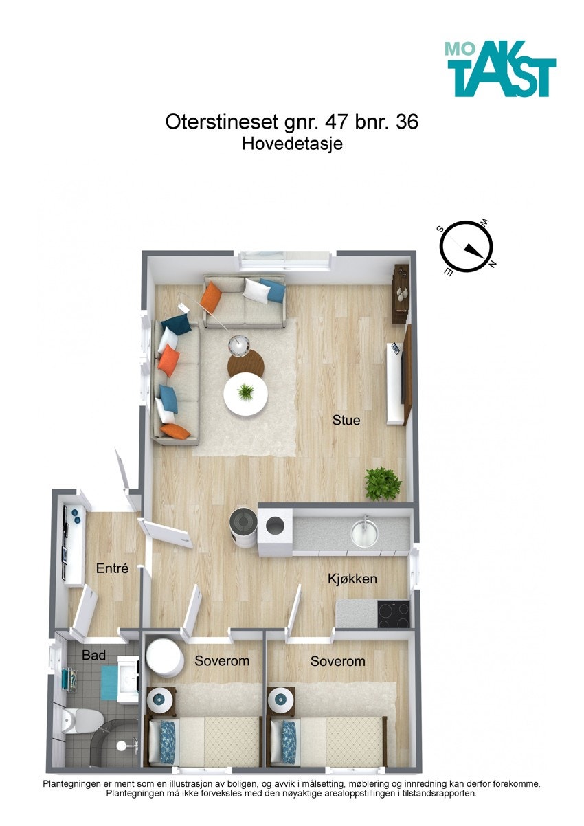 Plantegning Galleribilde