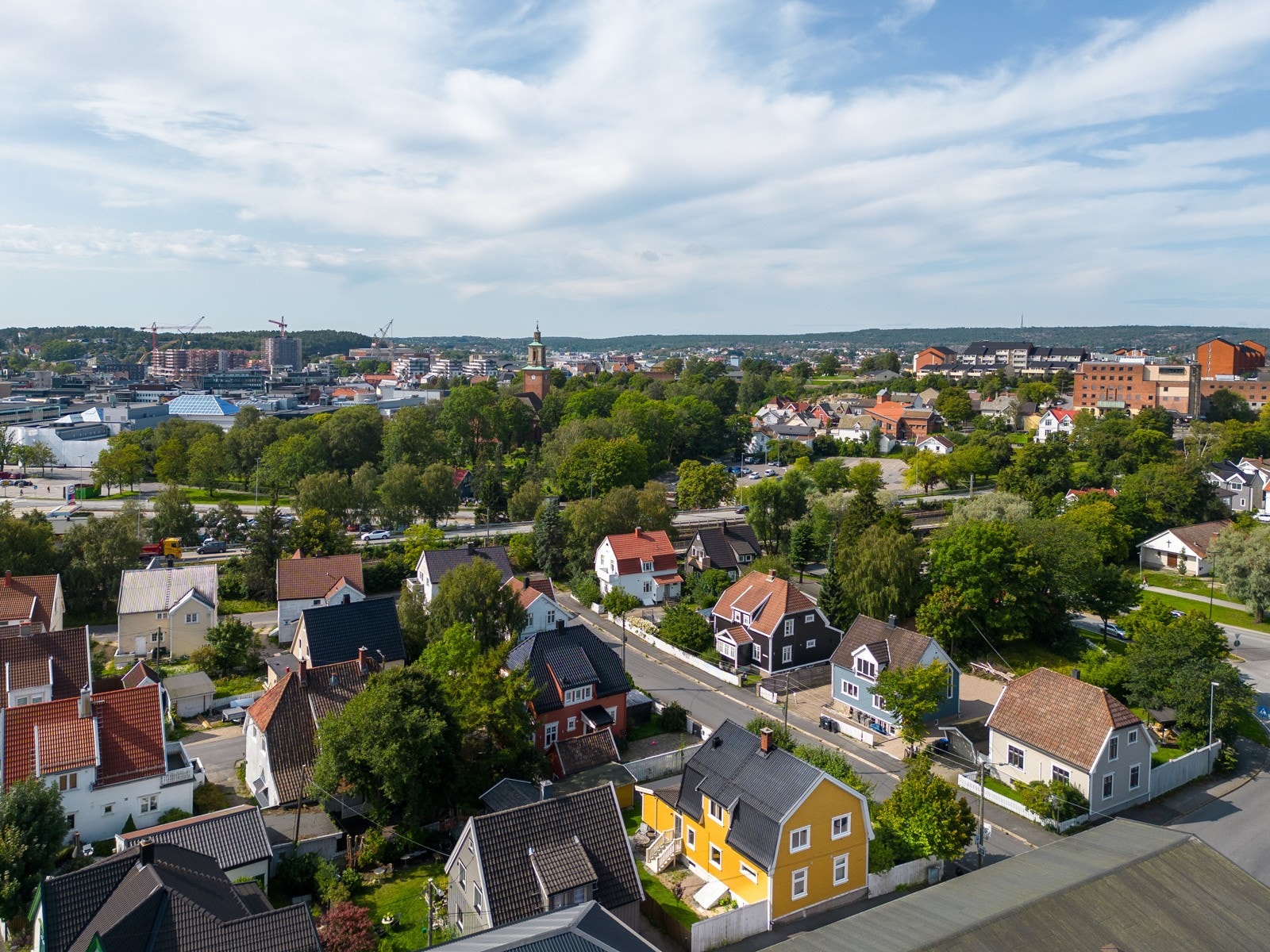 Einar Røds gate befinner seg kun få minutter nordøst for Fredrikstad sentrum. Galleribilde