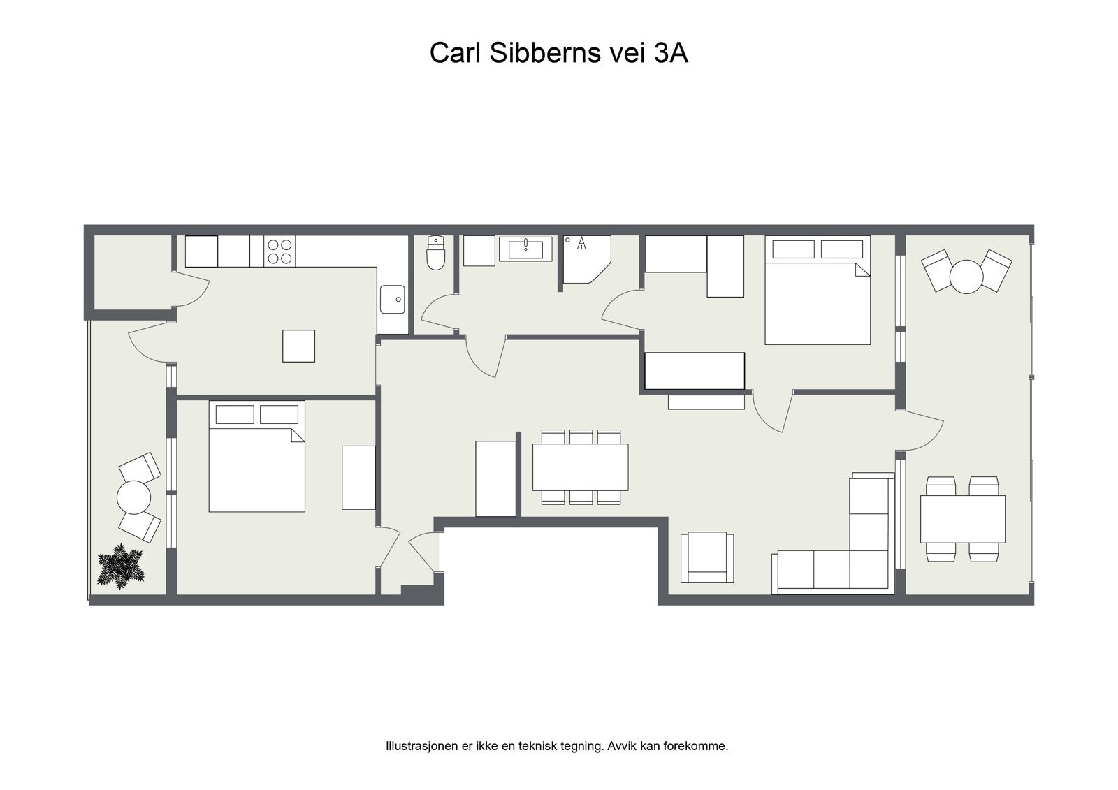 Plantegning. Galleribilde