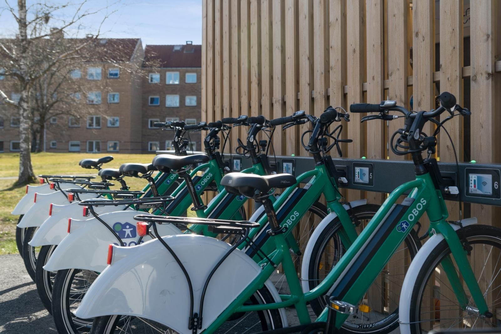 Muligheter for leie av el sykler i brl. Galleribilde