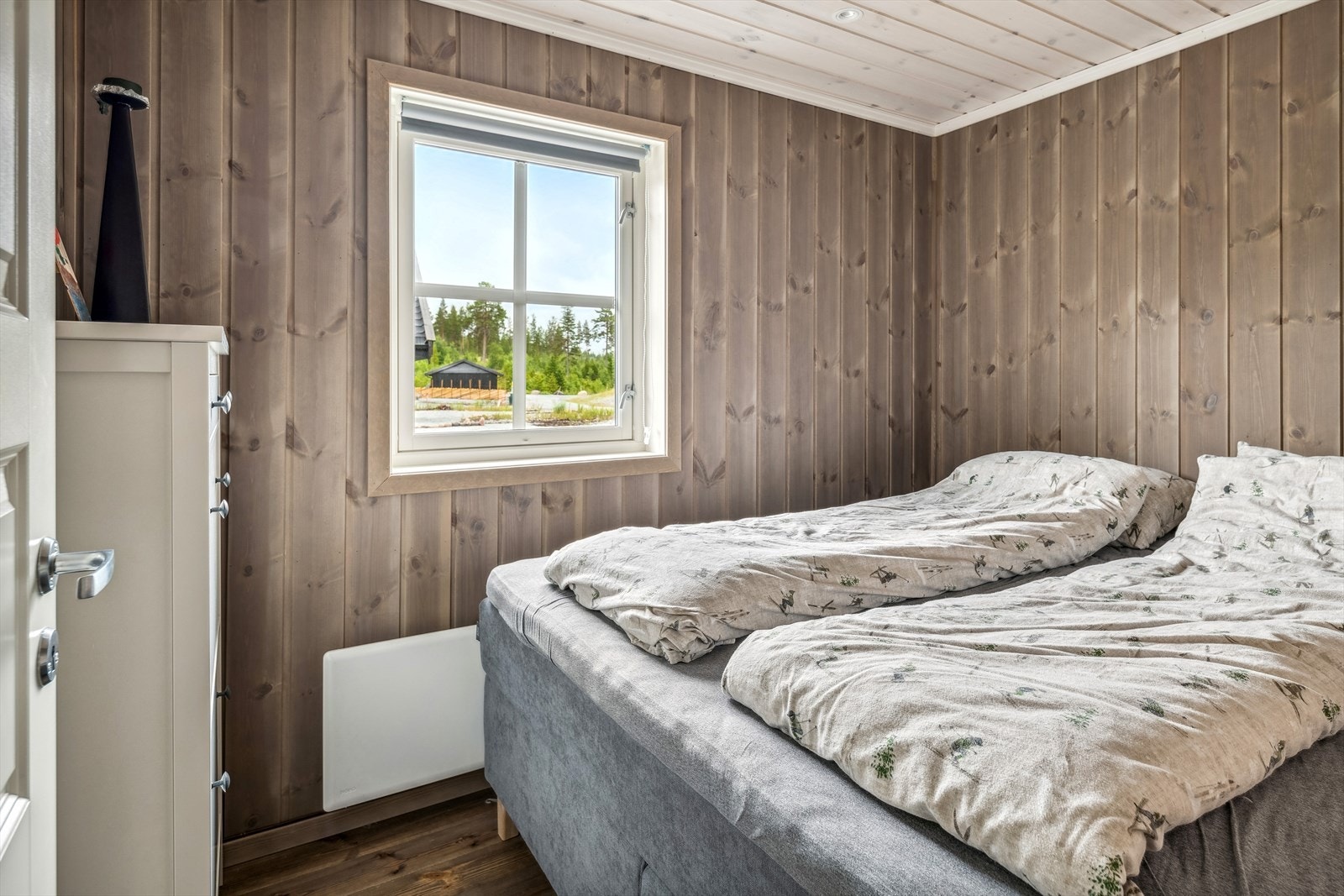 Rommene har god plass for seng og kommode/skap. Galleribilde