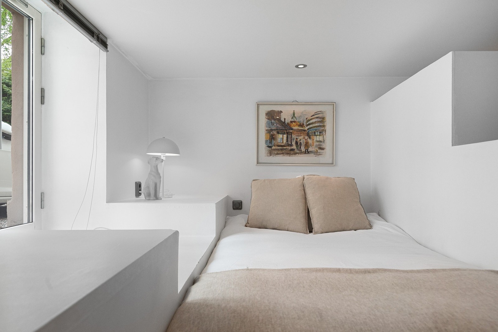Plass til 120cm bred seng. Galleribilde