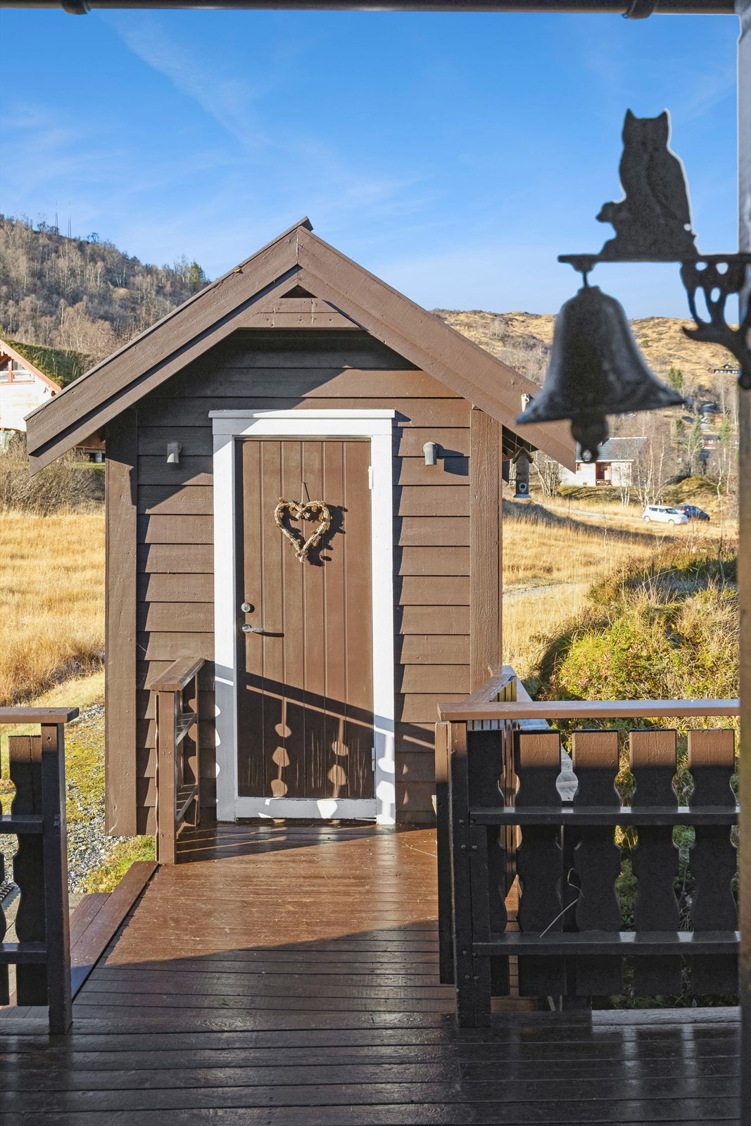 Praktisk utebod på eiendommen. Galleribilde