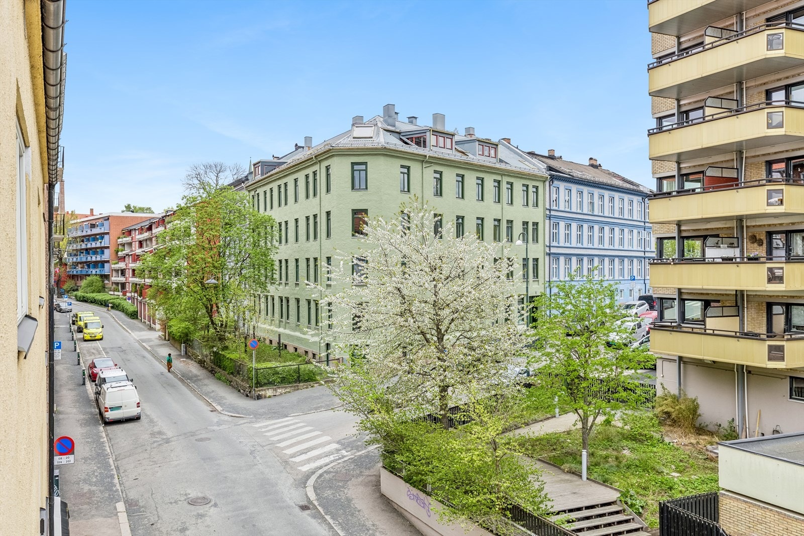 Utsikt fra leiligheten. Galleribilde