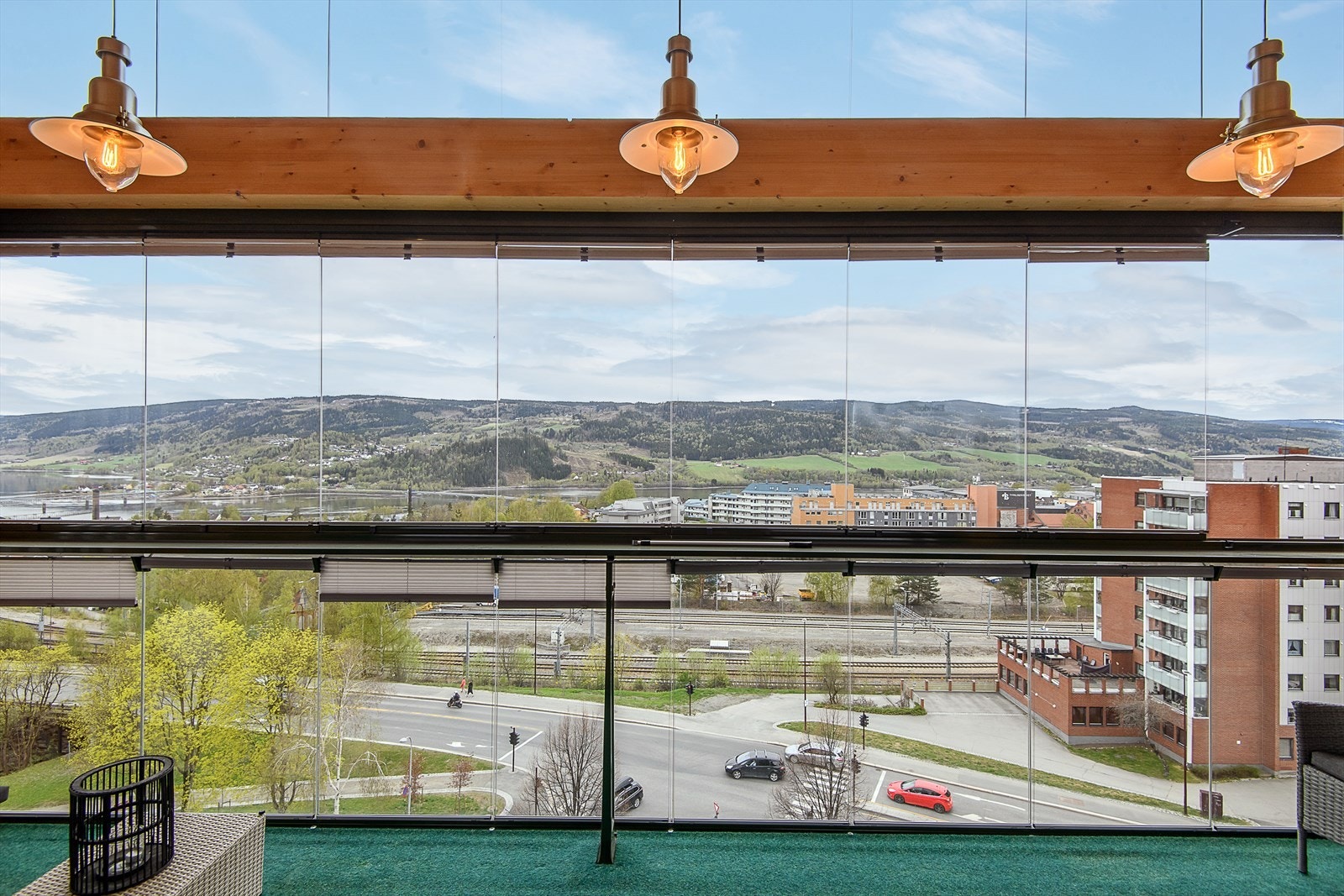 Vinduene på balkongen kan åpnes om ønskelig Galleribilde