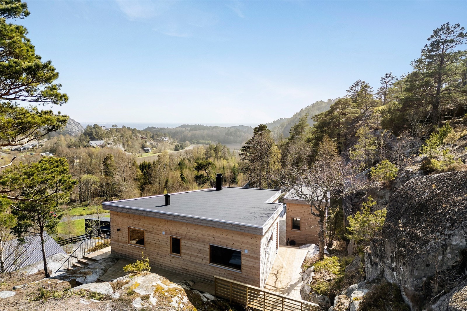 Utsikt fra kveldsplass Galleribilde