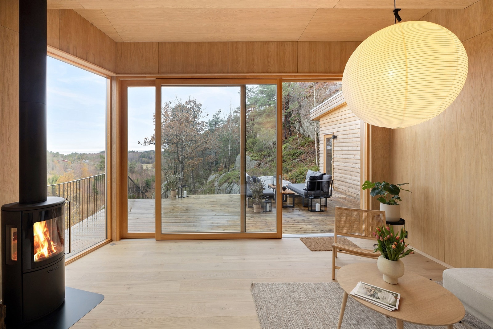 Flott utsikt fra stue Galleribilde