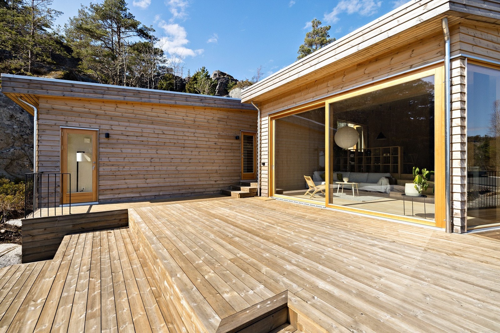 Stor hovedterrasse Galleribilde