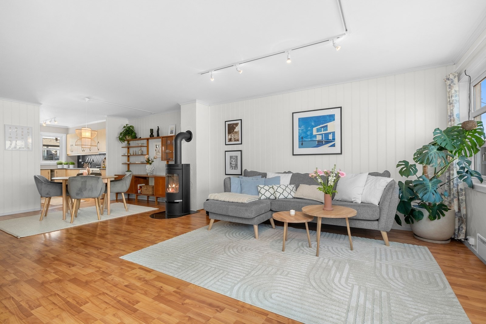 Rekkehuset passer utmerket for barnefamilier. Galleribilde