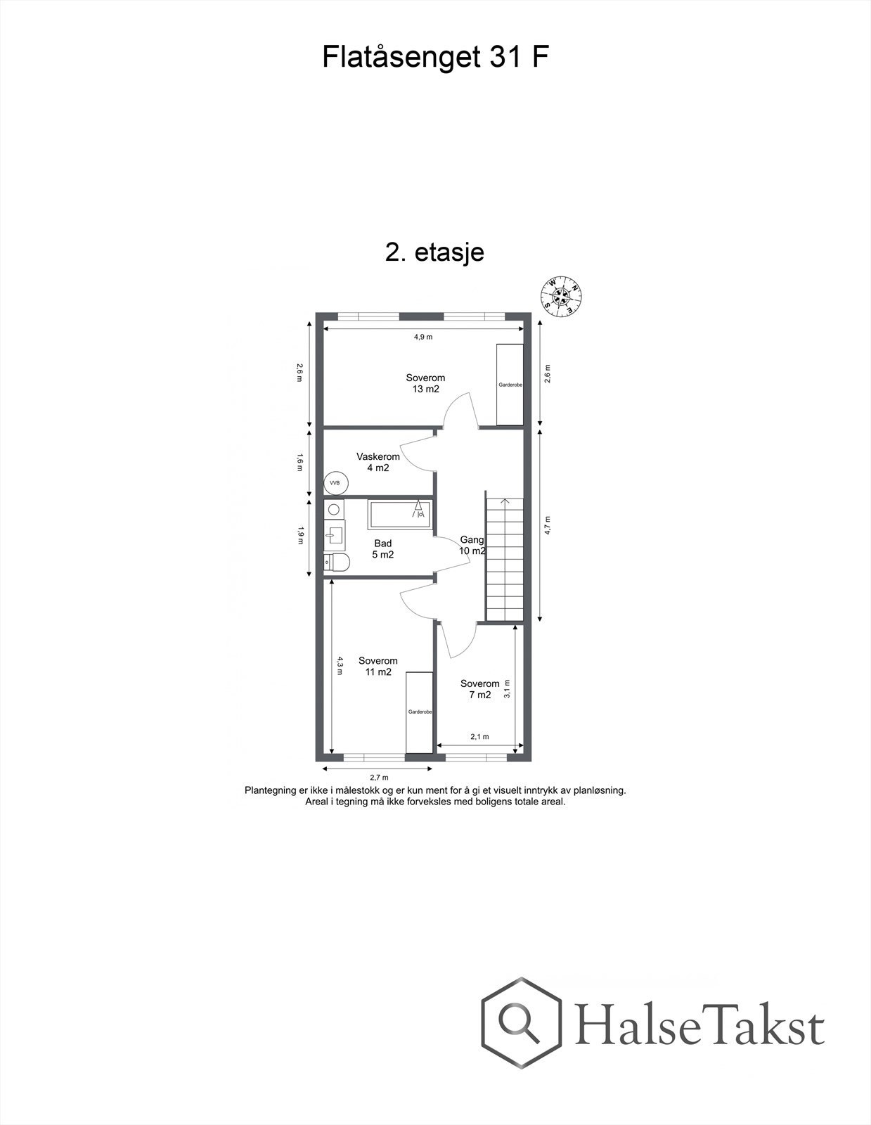 Plantegning - 2. etasje. Galleribilde