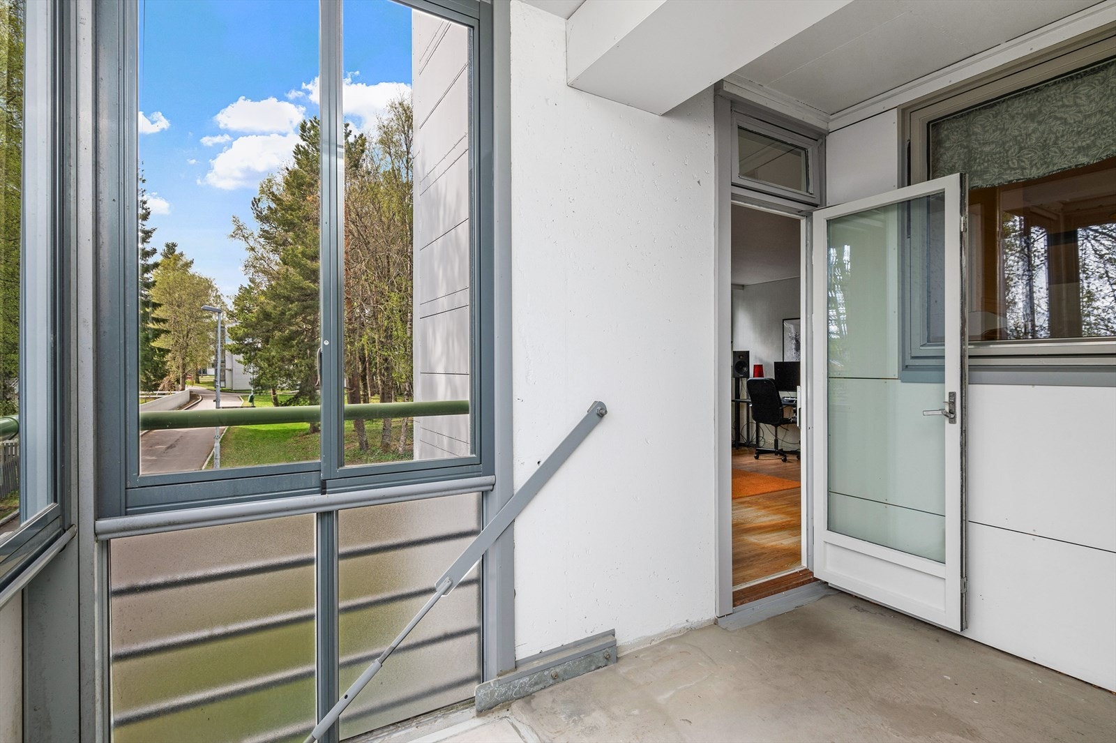 Verandaens størrelse gir flere møbleringsmuligheter. Galleribilde