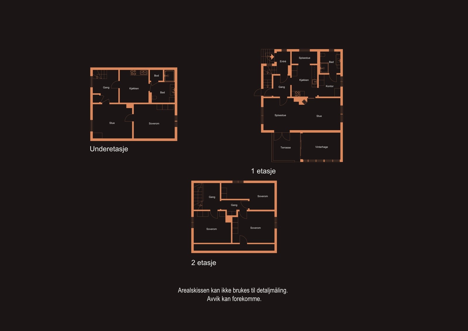 Plantegning - Alle etasjer Galleribilde