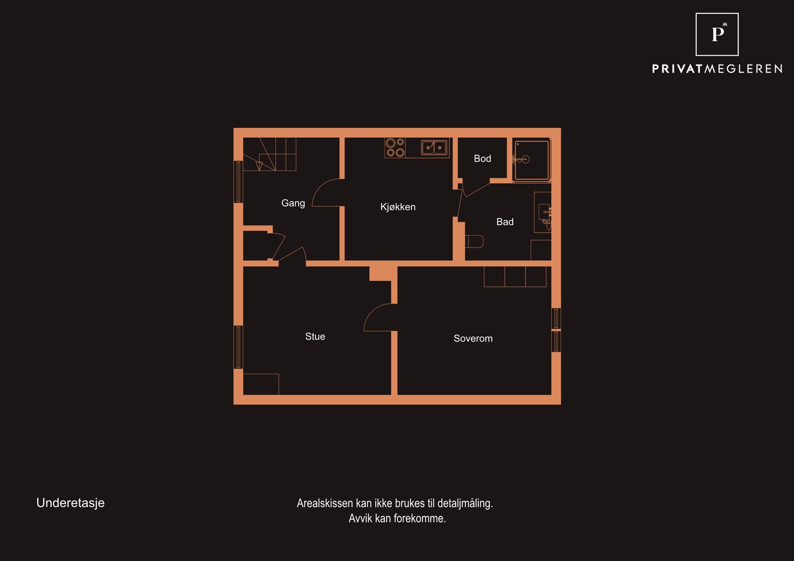 Plantegning - U.etasje Galleribilde