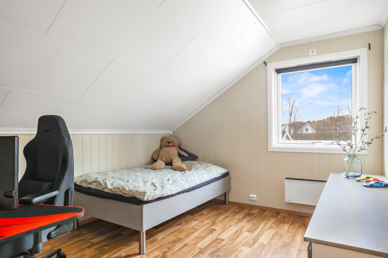 Det er godt med naturlig lys på soverommene. Galleribilde