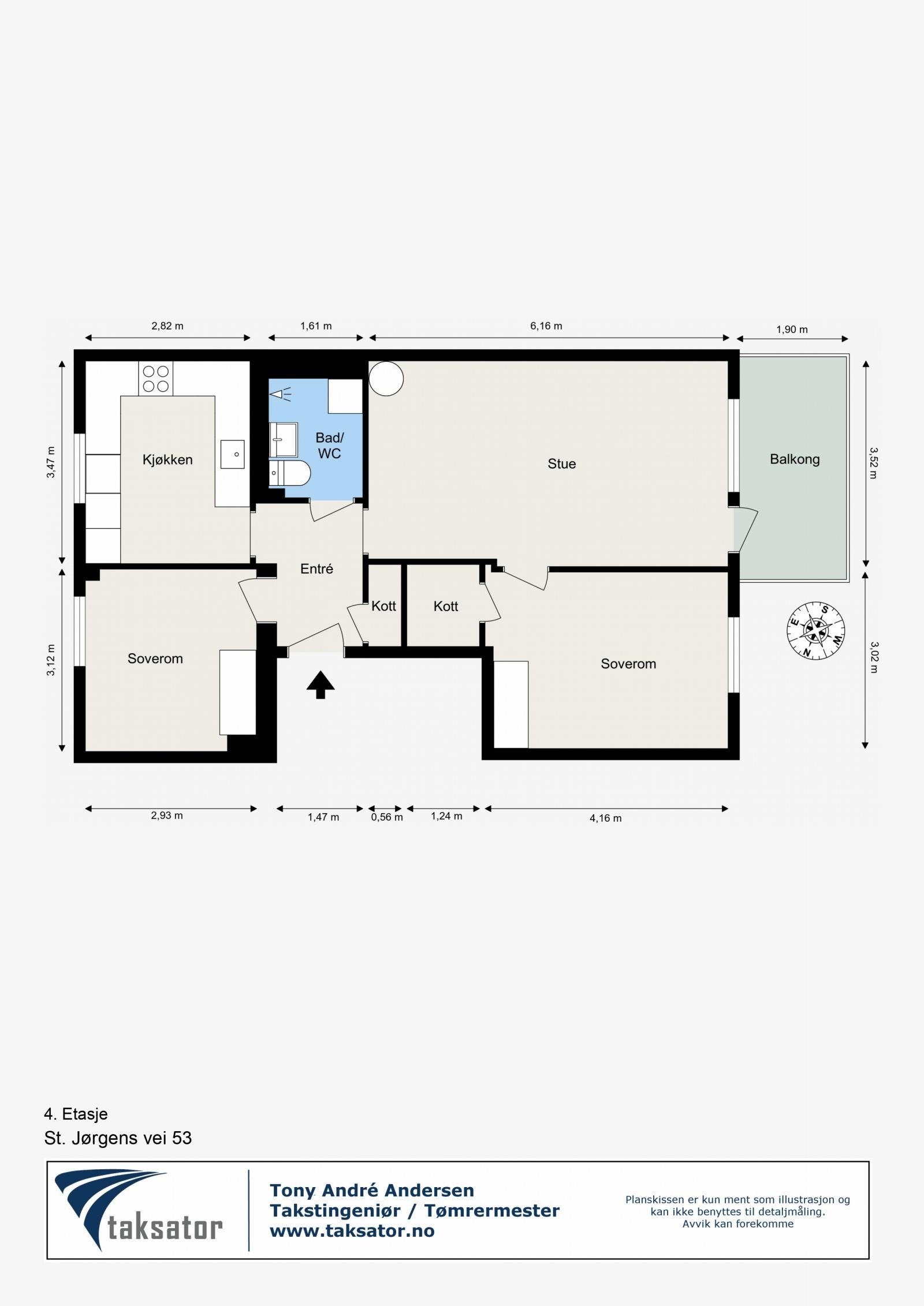 Plantegning Galleribilde