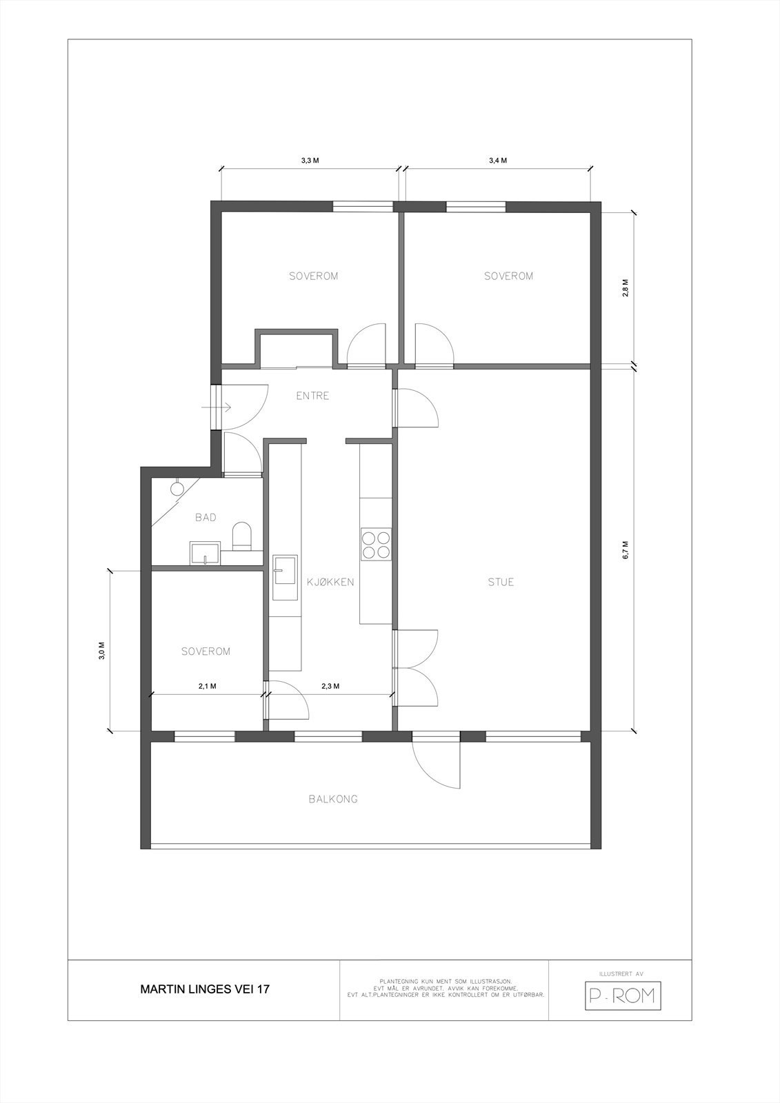 Plantegning Galleribilde