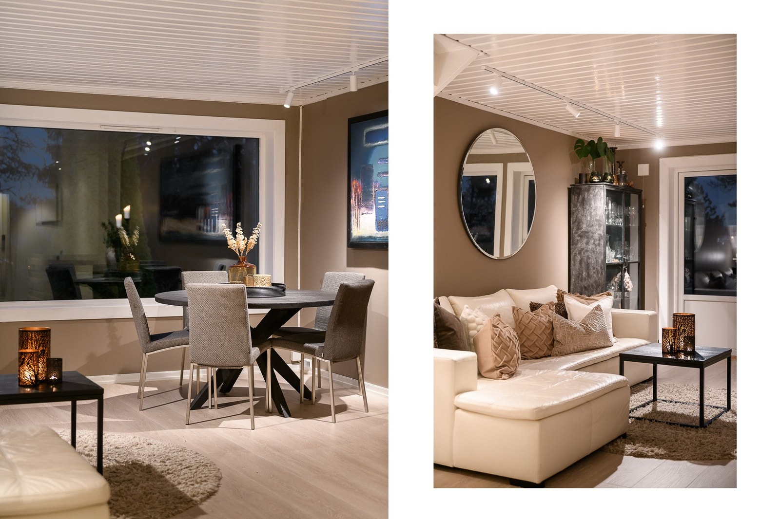 Dekorativ belysning. Galleribilde